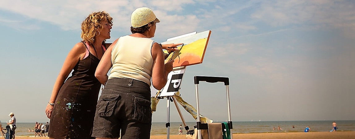 Zomerworkshops - schilderen aan zee